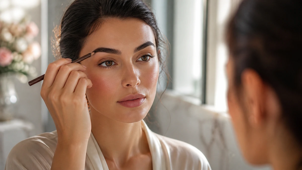 Detailed nano brow result